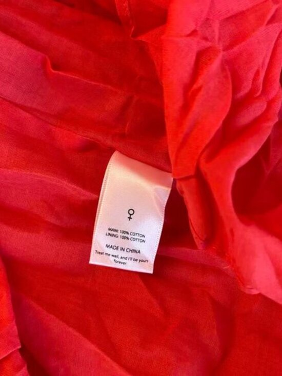 Selkie The Revolt Red Cupid Midi Dress Medium - Picture 10 of 14